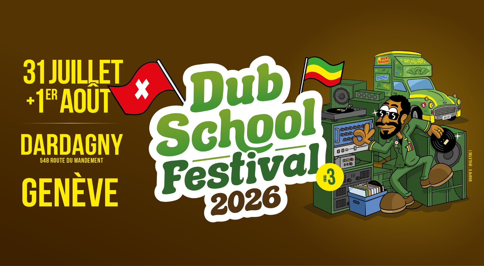 Affiche Dub School Festival 2026