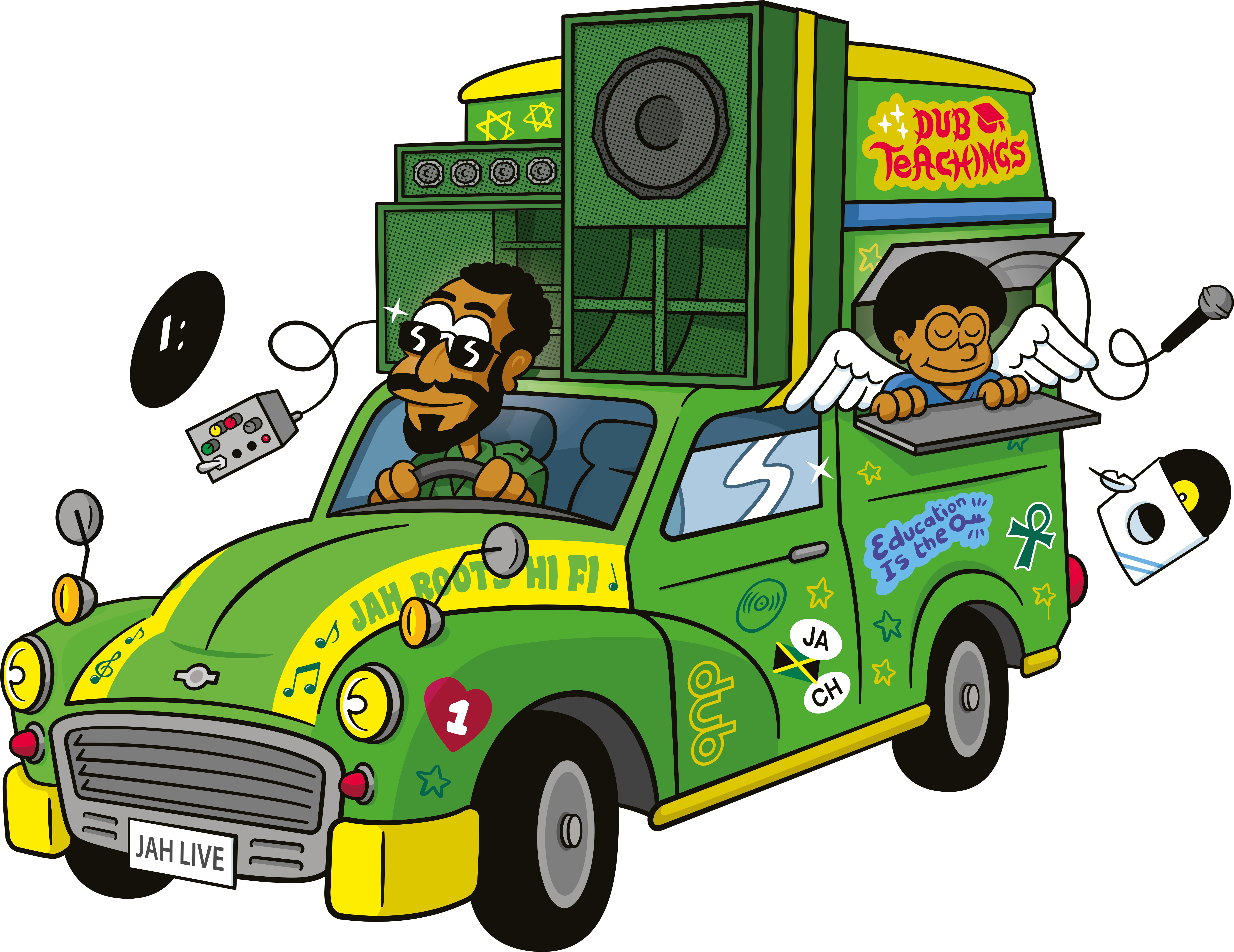 Dub School Festival camionnette